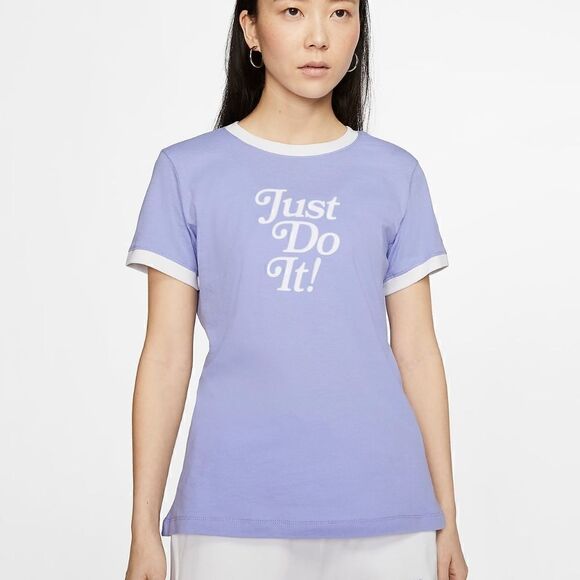 Nike Sportswear NSW Retro Femme Ringer Tee Shirt - Picture 1 of 7
